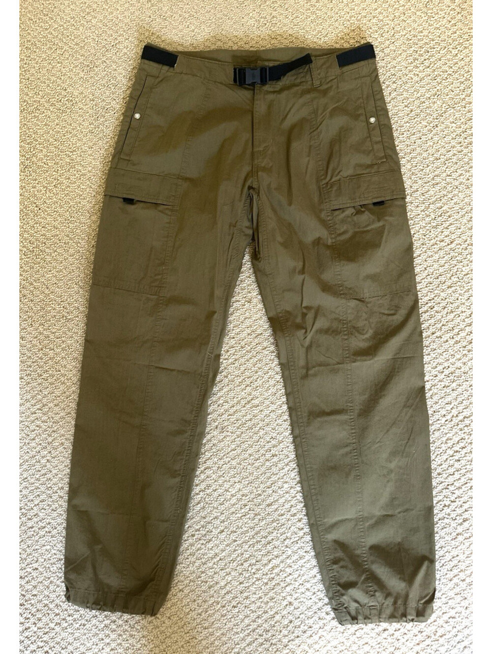The North Face Pants Mens Large 34x30 Brown Convertible Hiking Belt Cargo Nice